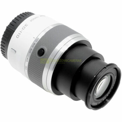 Obiettivo AF Nikon Nikkor 30/110mm f3,8-5,6 VR bianco per fotocamere Nikon 1 - immagine 4