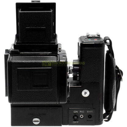 Zenza Bronica ETR 6x4,5 con Zenzanon 75mm. f2,8, magazzino, motore, pozzetto - immagine 4