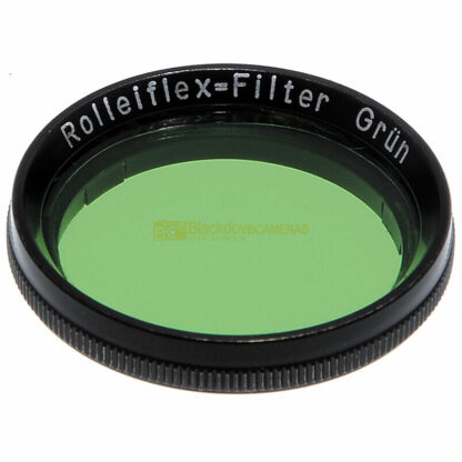 Filtro verde Rollei Grun per biottica. Genuine Rolleiflex green filter bay I - immagine 3