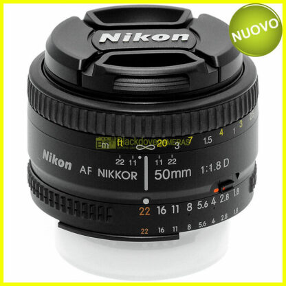 Nikon AF-D Nikkor 50mm f1,8 obiettivo full frame per fotocamere reflex FX e DX