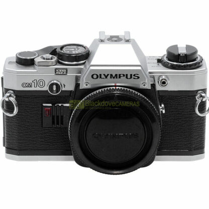 Olympus OM10 body silver. Fotocamera reflex automatica a pellicola OM-10 argento - immagine 3