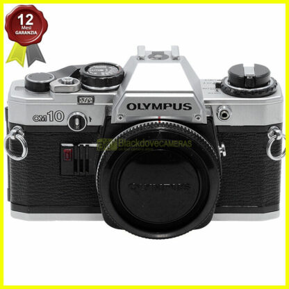 Olympus OM10 body silver. Fotocamera reflex automatica a pellicola OM-10 argento