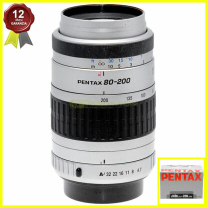 Pentax AF obiettivo zoom 80/200mm f4,7-5,6 per fotocamere a pellicola e digitali