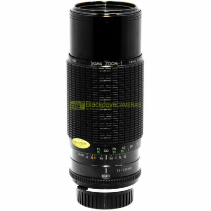 Sigma 75/250mm f4-5 obiettivo zoom per fotocamere reflex Olympus OM - immagine 3