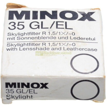 Minox Paraluce con filtro Skylight R 1.5 per fotocamere Minox 35 GL/EL Originale - immagine 6