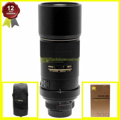 Nikon AF-S Nikkor 300mm f4 D ED Tele Obiettivo full frame per fotocamere FX e DX