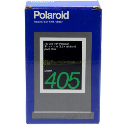 Polaroid Instant Film Holder Model 405 per banchi ottici 4x5" (10x12cm). - immagine 7