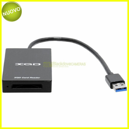 XQD Card reader. Lettore per schede di memoria XQD. Nuovo.