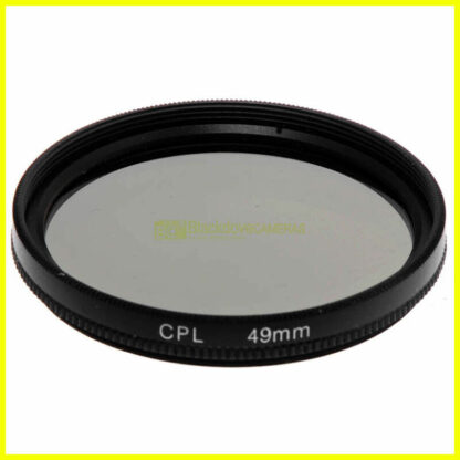 49mm Filtro polarizzatore per obiettivi con vite M49. Polarizer filter