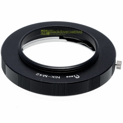 Adattatore per obiettivi Nikon su fotocamere a vite M42 (42x1). Lens adapter. - immagine 4