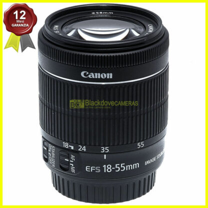 Canon EF-S 18/55mm. f3,5-5,6 IS STM. Obiettivo autofocus per reflex digitali