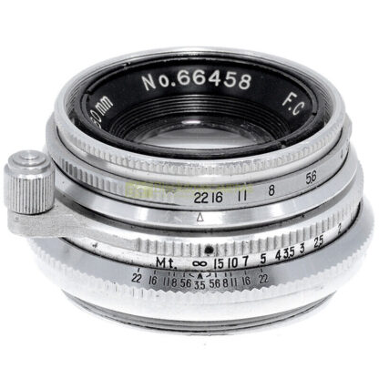 Fujita 80mm. f3,5 F.C obiettivo per fotocamere medio formato 6x6 Kalimar 66 - immagine 3