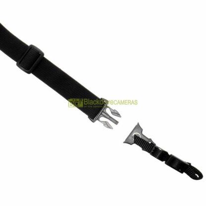 Tracolla per fotocamere larga scamosciata nera con sgancio rapido Tamrac. Strap. - immagine 4