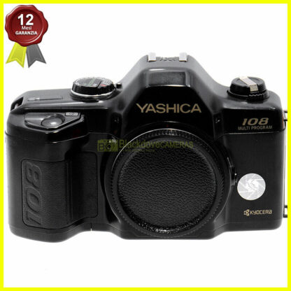 Yashica 108 Multi Program. Fotocamera reflex a pellicola. Macchina fotografica.